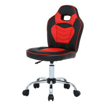 不二貿易 C/D:60700 レーシングチェア キッズ用 レッド 60700【メーカー直送：代金引換不可：同梱不可..