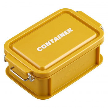 オーエスケー CNT コンテナランチボックス(仕切付) CNT-450 イエロー 450ml【メーカー直送：代金引換不可：同梱不可】【北海道・沖縄・..