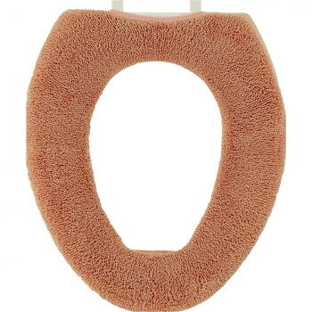 カキウチ SELECT JUST FIT COTTON トイレ便座カバーO型 テラコッタ O型【メーカー直送：代金引換不可：同梱不可】【北海道・沖縄・離島は配達不可】