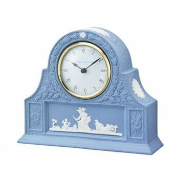 （B） ウェッジウッド ジャスパーPB マントルクロック ムーブツキ 51410000754【メーカー直送：代金引換不可：同梱不可】【北海道・沖縄・離島は配達不可】