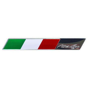 東洋マーク製作所　バイク・カーアルミエンブレム　Italy　AE-20【メーカー直送：代金引換不可：同梱不可】【北海道・沖縄・離島は配達不可】(3.0)
