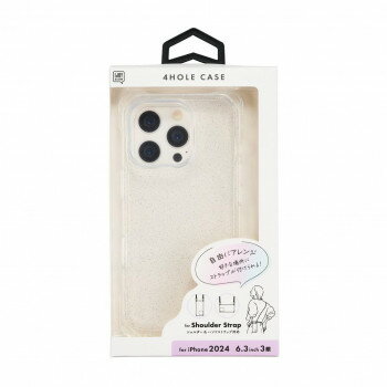 樂天商城 - 4ホールケース iPhone16pro対応 クリアラメ i38RiJS02【メーカー直送：代金引換不可：同梱不可】【北海道・沖縄・離島は配達不可】
