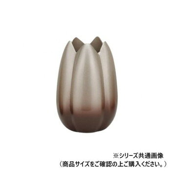 ALTE MEISTER　アルテマイスター　仏具　ももか　花立　大　銀茶　49530【メーカー直送：代金引換不可：同梱不可】【北海道・沖縄・離島は配達不可】