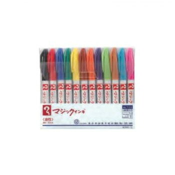 寺西化学工業　マジックインキ　No.700　12色セット　油性　M700C-12【メーカー直送：代金引換不可：同梱不可】【北海道・沖縄・離島は配達不可】