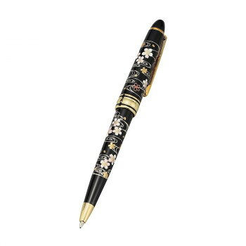 まえじゅう漆器 漆芸ボールペン 桜川(B) 3L-757【メーカー直送：代金引換不可：同梱不可】【北海道・沖縄・離島は配達不可】