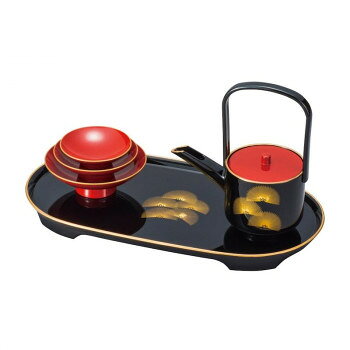 まえじゅう漆器 屠蘇器 松 6L-041【メーカー直送：代金引換不可：同梱不可】【北海道・沖縄・離島は配達不可】