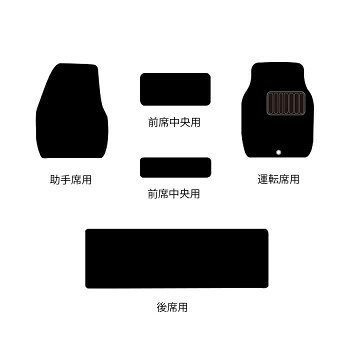 乐天商城 - カー用品　フロアマット　グーマット軽ハイトワゴン用セット BK 682902【メーカー直送：代金引換不可：同梱不可】【北海道・沖縄・離島は配達不可】
