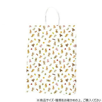 ※パッケージ、デザイン等は予告なく変更される場合があります。※画像はイメージです。商品タイトルと一致しない場合があります。樹脂製の接着剤で手紐を取り付けた手提げ紙袋です。紐の結び目がなくすっきりし、物の出し入れがスムースで、ストックする際にかさばらないメリットがあります。縦長のスタンダードサイズで、A3縦対応。キュートな熊さんを散りばめたデザインで、お子様向けの用途に向いています。サイズ幅320×マチ115×高450mm個装サイズ：57.9×36.6×6.2cm重量個装重量：1690g素材・材質片艶クラフト紙仕様手紐(丸・3本撚り):白生産国日本広告文責:株式会社ホームセンターセブンTEL:0978-33-2811※パッケージ、デザイン等は予告なく変更される場合があります。※画像はイメージです。商品タイトルと一致しない場合があります。fk094igrjs