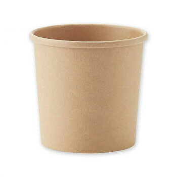 シモジマ HEIKO(ヘイコー) 004500002 未晒フードカップ 350ml 25個入【メーカー直送：代金引換不可：同梱不可】【北海道・沖縄・離島は配達不可】