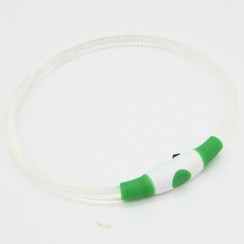 Squirrel - （ペット） GEWALK LED　セーフティ　フラッシング　ネックリング グリーン L LGE401【メーカー直送：代金引換不可：同梱不可】【北海道・沖縄・離島は配達不可】