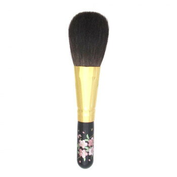 Cheek, Face Brushes - 竹宝堂 広島 熊野筆 メイクブラシ パウダーブラシ うす桜 灰リス GP-1【メーカー直送：代金引換不可：同梱不可】【北海道・沖縄・離島は配達不可】
