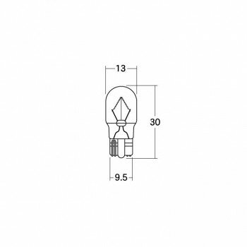 Light Valves - M＆Hマツシマ 白熱電球(2個入) 6v8w T13WB 中 AWB07【メーカー直送：代金引換不可：同梱不可】【北海道・沖縄・離島は配達不可】