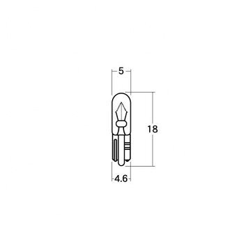 M＆Hマツシマ 白熱電球(2個入) 12v2w T5WB 小 ブルー AWB112 BL【メーカー直送：代...