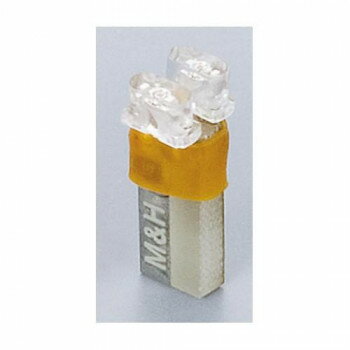 Light Valves - M＆Hマツシマ Lビーム(1個) 12v ウエッジ特殊 レッド 2LED 拡散タイプ L707F RE【メーカー直送：代金引換不可：同梱不可】【北海道・沖縄・離島は配達不可】