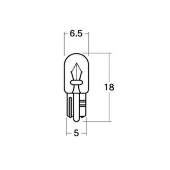 Light Valves - M＆Hマツシマ　白熱電球(1個入) 12v3w T6.5WB 特殊 グリーン 1PWB124 GR【メーカー直送：代金引換不可：同梱不可】【北海道・沖縄・離島は配達不可】