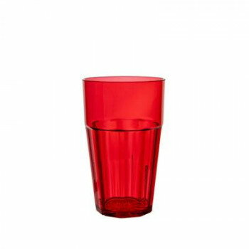 ダイヤモンドタンブラー 300ml 10oz レッド PLPCTB110RD【メーカー直送：代金引換...