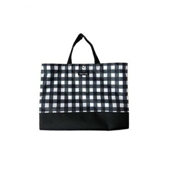 Tote Bag - Hanna Hula(ハンナフラ) キッズ レッスンバッグ ギンガムブラック CKLB-GBK【メーカー直送：代金引換不可：同梱不可】【北海道・沖縄・離島は配達不可】