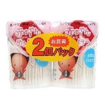 ※パッケージ、デザイン等は予告なく変更される場合があります。※画像はイメージです。商品タイトルと一致しない場合があります。赤ちゃんへのやさしさを、おかあさんにも。水滴型の綿棒です。サイズ個装サイズ：38×38×37cm重量個装重量：10300g素材・材質綿部:コットン100%軸:紙仕様綿部:色/白、大きさ/小さめ、形状/水滴型+水滴型軸:色/白、太さ/細めキトサン抗菌加工(綿部表面)セット内容210本入2P×72セット生産国ベトナム広告文責:株式会社ホームセンターセブンTEL:0978-33-2811※パッケージ、デザイン等は予告なく変更される場合があります。※画像はイメージです。商品タイトルと一致しない場合があります。fk094igrjs