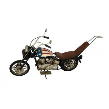 乐天商城 - インテリア雑貨 ブリキのおもちゃ motorcycle 43048【メーカー直送：代金引換不可：同梱不可】【北海道・沖縄・離島は配達不可】