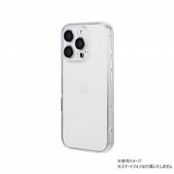 iPhone16 Pro　UTILO All Cover　レンズ保護ガラス付ケース　クリア　LN-IP24CACCL【メーカー直送：代金引換不可：同梱不可】【北海道..