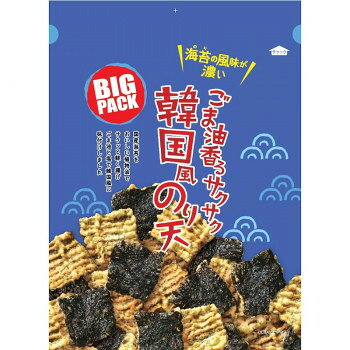 まるか食品　BIGごま油香る サクサク韓国風のり天　85g 48個入【メーカー直送：代金引換不可：同梱不可】【北海道・沖縄・離島は配達不可】