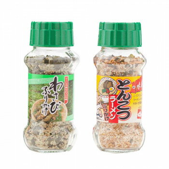 みなり わさびふりかけ 85g・とんこつラーメンふりかけ 80g　各15個セット【メーカー直送：代金引換不可：同梱不可】【北海道・沖縄・離島は配達不可】 hc999-12208045 カー用品・日用品のホームセンター パッケージ画像