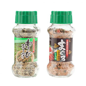 みなり わさびふりかけ 85g・まぐろふりかけ 85g　各15個セット【メーカー直送：代金引換不可：同梱不可】【北海道・沖縄・離島は配達不可】 hc999-12208067 カー用品・日用品のホームセンター パッケージ画像