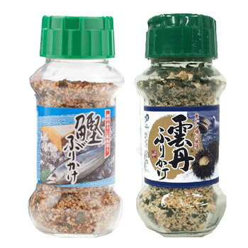 ※パッケージ、デザイン等は予告なく変更される場合があります。※画像はイメージです。商品タイトルと一致しない場合があります。あたたかいご飯におむすび、お弁当にふりかけて、お召し上がりください。【鰹ふりかけ】茶色を基調とした色合いで、鰹のイメージ及び風味を生かしたカルシウム豊富なふりかけです。ごま・のりで風味を高めています。【雲丹ふりかけ】オレンジ色を基調とした色合いで、うにのイメージ及び風味を生かしたふりかけです。ごま・のり・鰹で風味を高めています。内容量鰹ふりかけ(80g)・雲丹ふりかけ(85g)×各15個サイズ個装サイズ：34.8×17.2×43.5cm重量個装重量：12000g仕様賞味期間：製造日より360日生産国日本広告文責:株式会社ホームセンターセブンTEL:0978-33-2811※パッケージ、デザイン等は予告なく変更される場合があります。※画像はイメージです。商品タイトルと一致しない場合があります。栄養成分栄養成分表(100g当たり)【鰹ふりかけ】熱量:394kca、たんぱく質:25.0g、脂質:13.8g、炭水化物:42.5g、食塩相当量:11.6g【雲丹ふりかけ】熱量:350kcal、たんぱく質:14.0g、脂質:9.4g、炭水化物:52.3g、食塩相当量:13.5g原材料名称：ふりかけ【鰹ふりかけ】炒りごま(国内製造)、鰹風味顆粒(乳糖、食塩、鰹節粉末、砂糖、その他)、鰹削り節、ポテトフレーク、脱脂小麦胚芽、砂糖、醤油、ぶどう糖、発酵調味料、食塩、あおさ、のり、でん粉、デキストリン、蛋白加水分解物/調味料(アミノ酸等)、加工でん粉、貝Ca、カラメル色素、酸化防止剤(V.E)、酸味料、甘味料(カンゾウ、ステビア)、(一部に乳成分・小麦・さば・大豆・豚肉・ゼラチン・ごまを含む)【雲丹ふりかけ】うに風味顆粒(乳糖、コーンスターチ、うに加工品、食塩、その他)(国内製造)、ごま、ポテトフレーク、鰹風味顆粒(乳糖、食塩、鰹節粉末、砂糖、その他)、ぶどう糖、脱脂小麦胚芽、のり、食塩、あおさ、醤油、でん粉、砂糖、トマトパウダー、デキストリン/調味料(アミノ酸等)加工でん粉、貝Ca、着色料(カロチノイド、紅麹、ラック、カラメル)、増粘多糖類、甘味料(ステビア、カンゾウ)、(一部に卵・乳成分・小麦・さば・大豆・ゼラチン・ごまを含む)アレルギー表示卵、乳、小麦、ごま、さば、大豆、豚肉、ゼラチン（原材料の一部に含んでいます）保存方法直射日光などの高温や多湿を避けて、保存してください。製造（販売）者情報製造者:株式会社みなり広島県東広島市河内町下河内636fk094igrjs