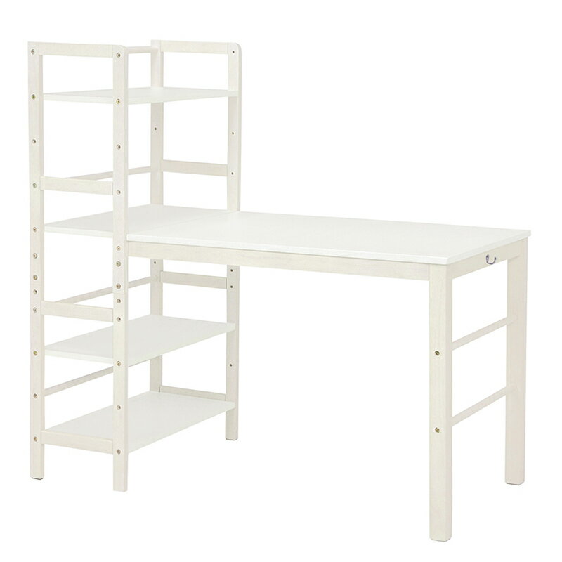 棚付デスク (約)幅120×奥行62×高さ120cm VD-7376WS 萩原