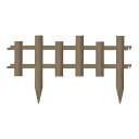 【配送不可|店頭受取限定】 ガーデンフェンス 木目調フェンス 60型 ブラウン