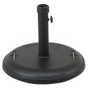 【配送不可|店頭受取限定】 不二貿易 パラソルベース 22kg TH22-B 75818 パラソルスタンド ブラック