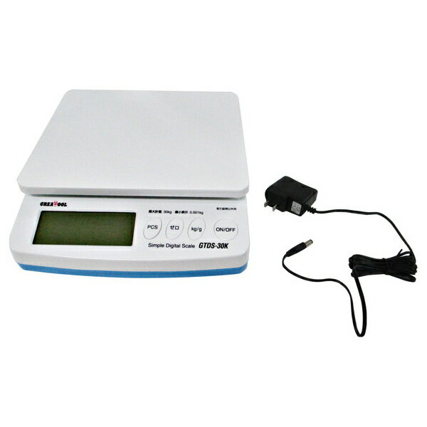 アークランズ GT 簡易デジタルハカリ GTDS-30K 最小表示1g 最大30kg 秤 取引証明以外用 旧アークランド..