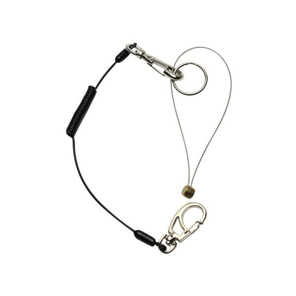 藤原産業 SK11 セフティコード S 0.5kg SSC-05S ブラック 黒 工具 落下防止 紛失防止 ストラップ コード