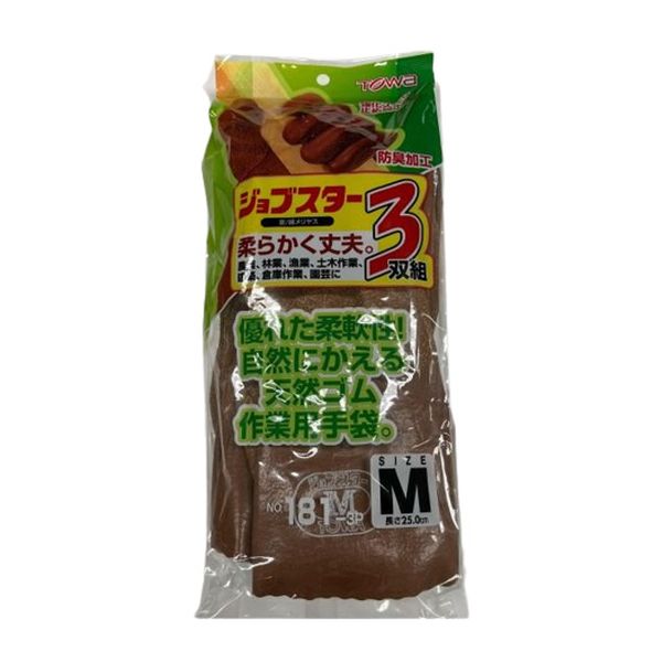 Rakuten - トワロン　ジョブスター　お買い得手袋　3双入り　M　東和コーポレーション