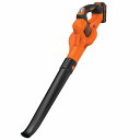 ブラックアンドデッカー 18V 充電式 ブロワー 2.0Ah GWC1820PC-JP BLACK&DECKER 落ち葉 庭 掃除 コードレス バッテリー 充電...