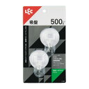 吸盤ツールフック ミニ 2個入り クリア H-099 レック 耐荷重500g