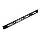 【配送不可|店頭受取限定】 ASF-1 チャンネルサポートシングル 900mm ブラック 棚柱 ハイロジック