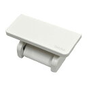 オカ 我が家べんり化計画 フィルフィット ワンタッチペーパーホルダー 棚付き ホワイト トイレットペーパーホルダー
