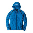 【訳あり】コーコス ストレッチシェルパーカー ブルー L