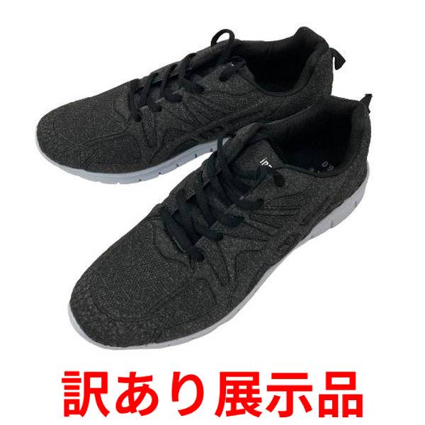 【展示品】 メンズひもシューズ 26.0cm ブラック INV011 BK 靴 スニーカー