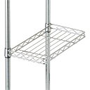ルミナス スチールラック 追加用ハーフシェルフ スリーブ付 幅46×奥行25.5×高さ4cm 25ASS-4525 ドウシシャ シルバー