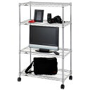【配送不可|店頭受取限定】 ルミナス ルミナスホームラック 4段 76W NLH7612-4 ドウシシャ 棚 スチールラック