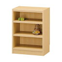 【配送不可|店頭受取限定】 白井産業 タナリオ フリーラック 木製 TNL-6044NA 棚 オープンラック 3段