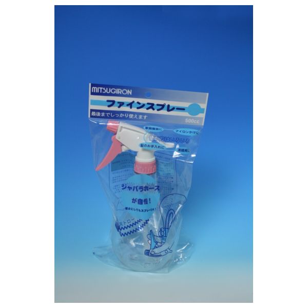 ミツギロン ファインスプレー 500ml ピンク 霧吹き 散水 スプレーボトル