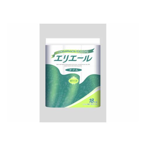 【配送不可｜店頭受取限定】 エリエール トイレットティシュー 18ロール ダブル トイレットペーパー ダブル巻 大王製紙 香りつき