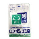 プラテック PLATEC 45L 透明 50枚 PS4550-4 ゴミ袋 ビニール袋 ポリ袋