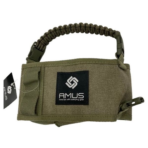 【訳あり】蚊取り線香カバー M 横15cm×縦10cm キャンパス カーキ