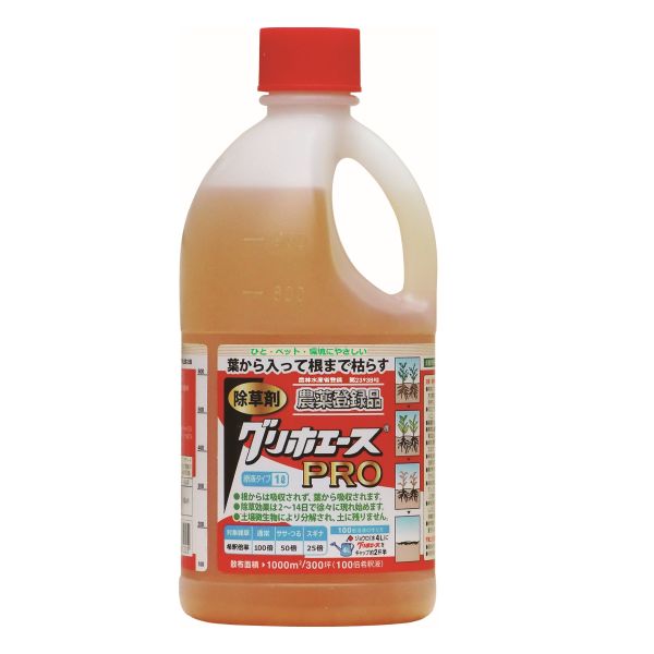 ハート グリホエース PRO 1L 除草剤 非選択性茎葉処理移行型 農薬 雑草