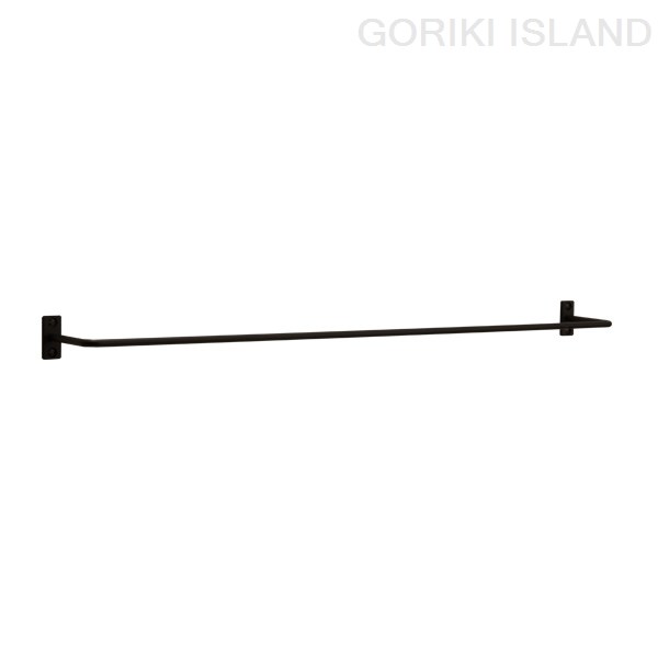 ゴーリキアイランド タオルバー PF lagom 45B SQ BK 640165 タオル掛 GORIKI ISLAND(メーカー直送)