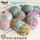 毛糸 opal オパール毛糸 中細 adventure アドベンチャー 4-fach 輸入 ドイツ ソックヤーン 靴下 秋冬毛糸 かぎ針 棒針 ニット 手編み 編み物 レディース ハンドメイド 帽子 マフラー スヌード ストール